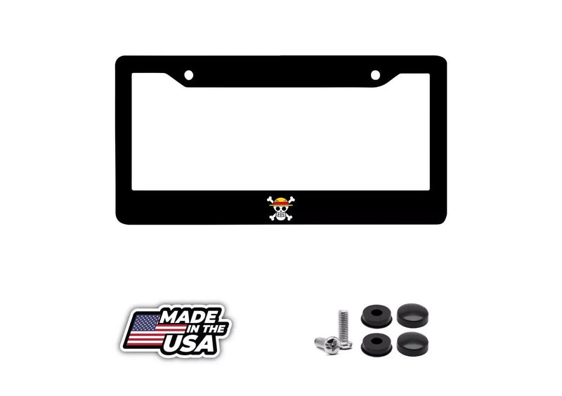 Straw Hat Pirates Mugiwara Pirates Straw Hat Crew Car License Plate Frame NEW