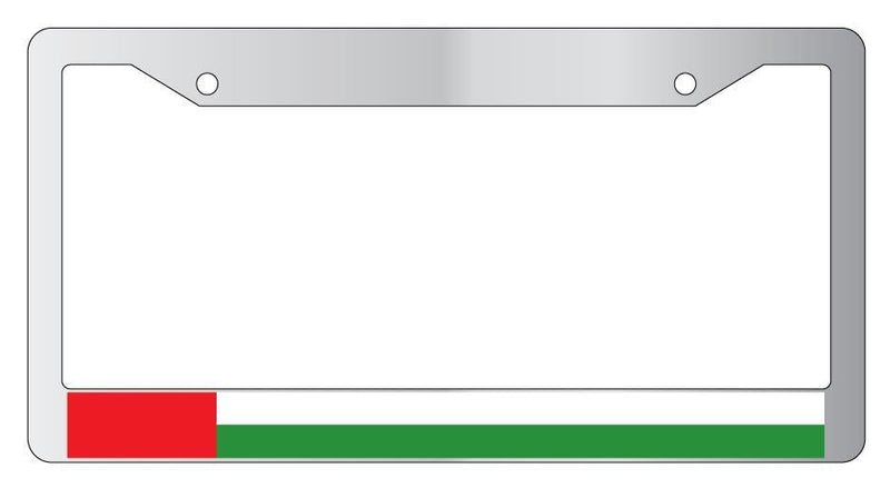 Madagascar Chrome License Plate Frame World Flags  Mod-GRAPH9856236-5003