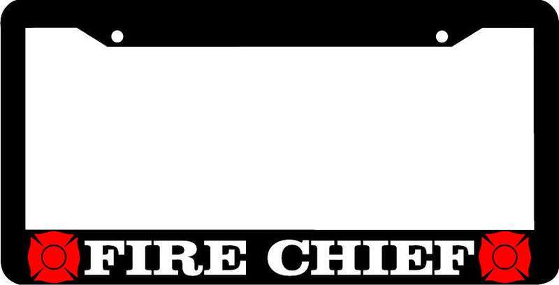 FIRE CHIEF FIREFIGHTER FIRE MAN License Plate Frame