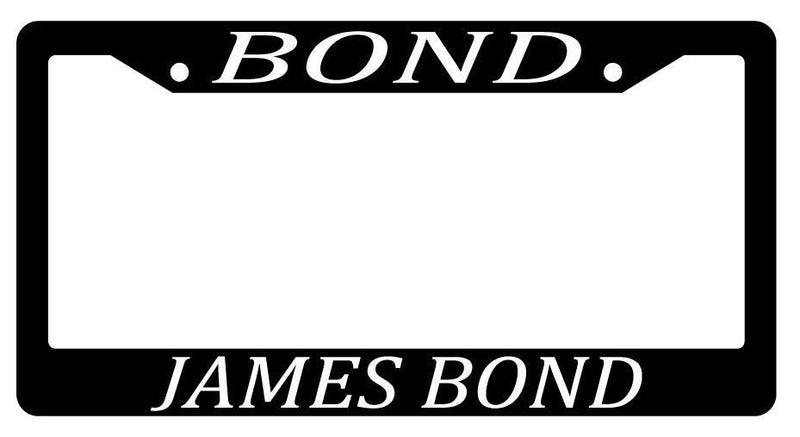 Black License Plate Frame BOND JAMES BOND Auto Accessory 652  Mod-GRAPH9856236-3807