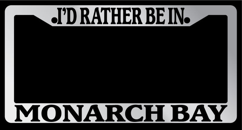 Chrome License Plate Frame I&