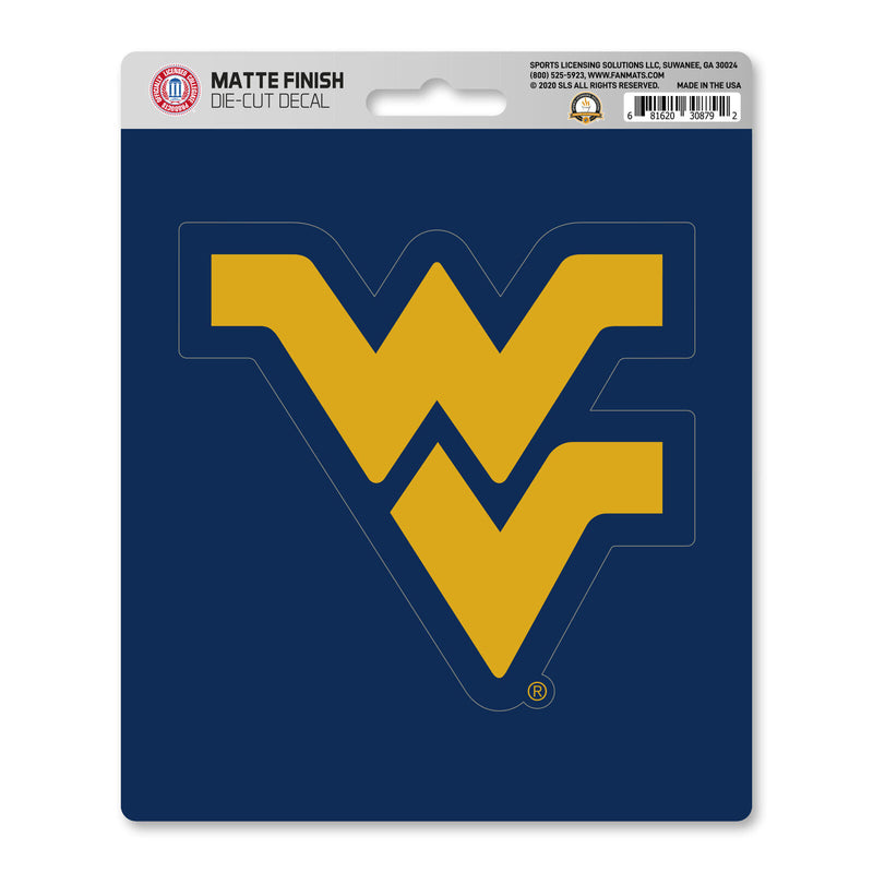 NCAA West Virginia Mountaineers Decal Matte 5"X6.25" Auto Boat Luggage