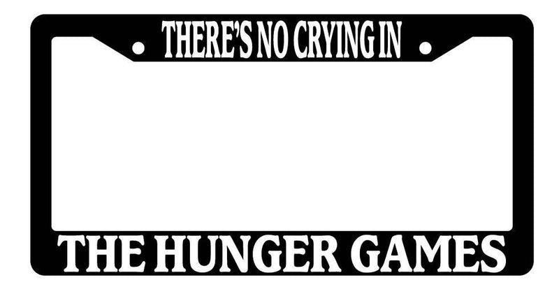 Black License Plate Frame There&