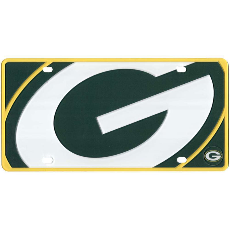 NFL Green Bay Packers Full Color Mega Inlay License Plate