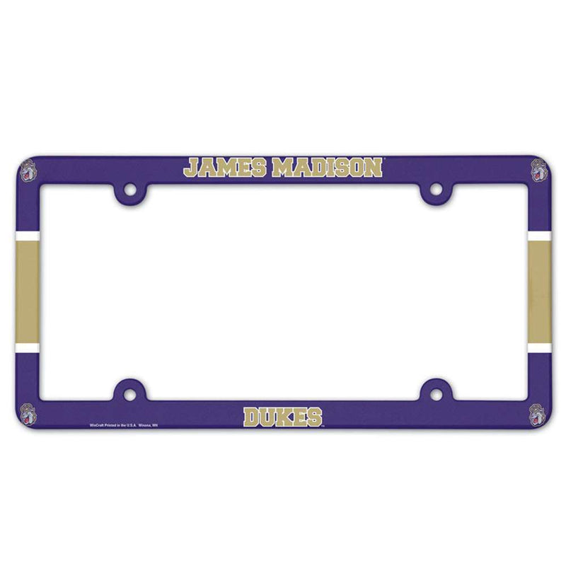 NCAA James Madison Dukes Plastic License Plate Frame