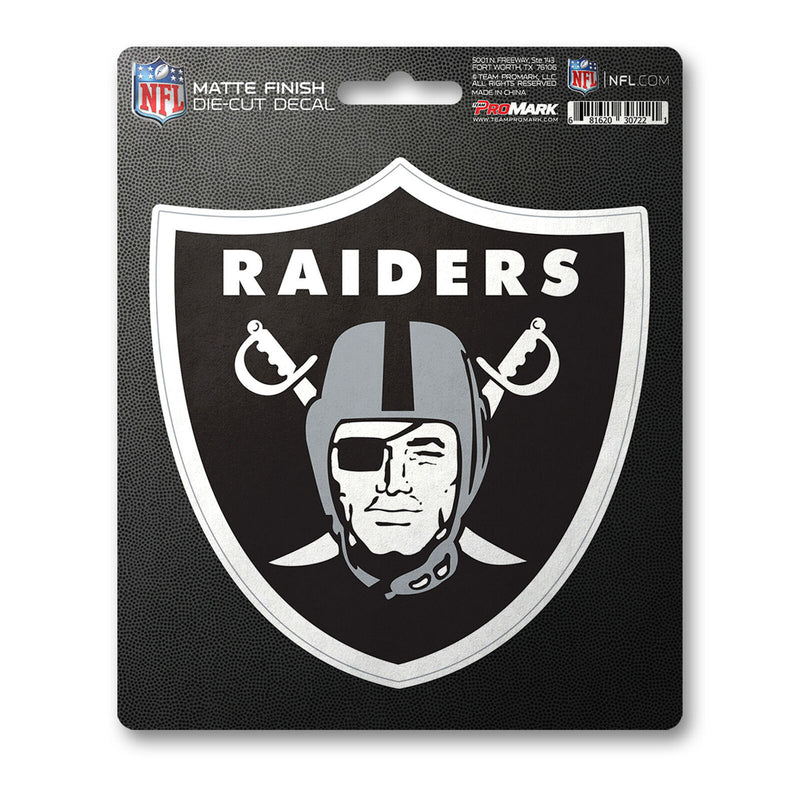 NFL Las Vegas Raiders Decal Matte 5"X6.25" Auto Boat Cooler Luggage