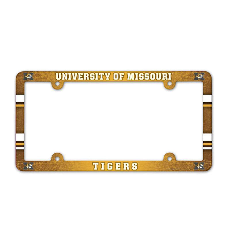 NCAA Missouri Tigers Plastic License Plate Frame