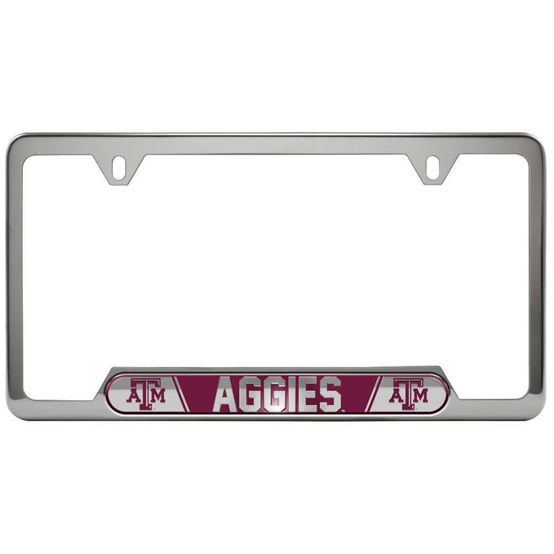 NCAA Texas A&M Aggies Stainless Steel License Plate Frame