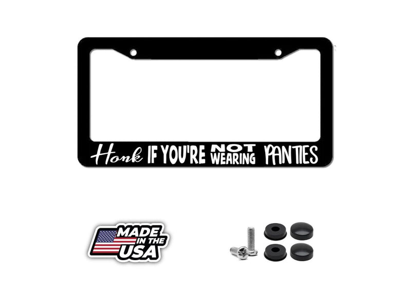 Honk funny offensive JDM Drag Drift Drifting Race License Plate Frame