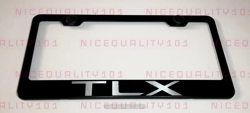 TLX Stainless Steel Finished License Plate Frame Holder Rust Free