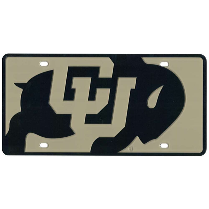 NCAA Colorado Buffaloes Full Color Mega Inlay License Plate