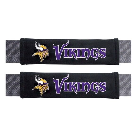 NFL Minnesota Vikings 2-Piece Embroidered Seat Belt Covers