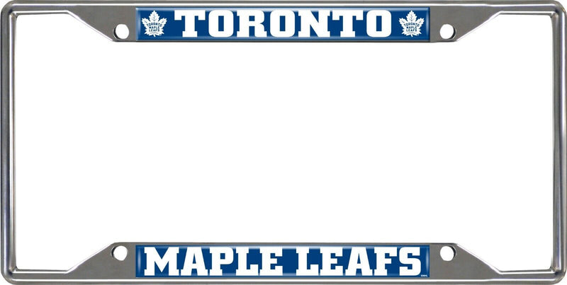 NHL Toronto Maple Leafs Chrome Metal License Plate Frame