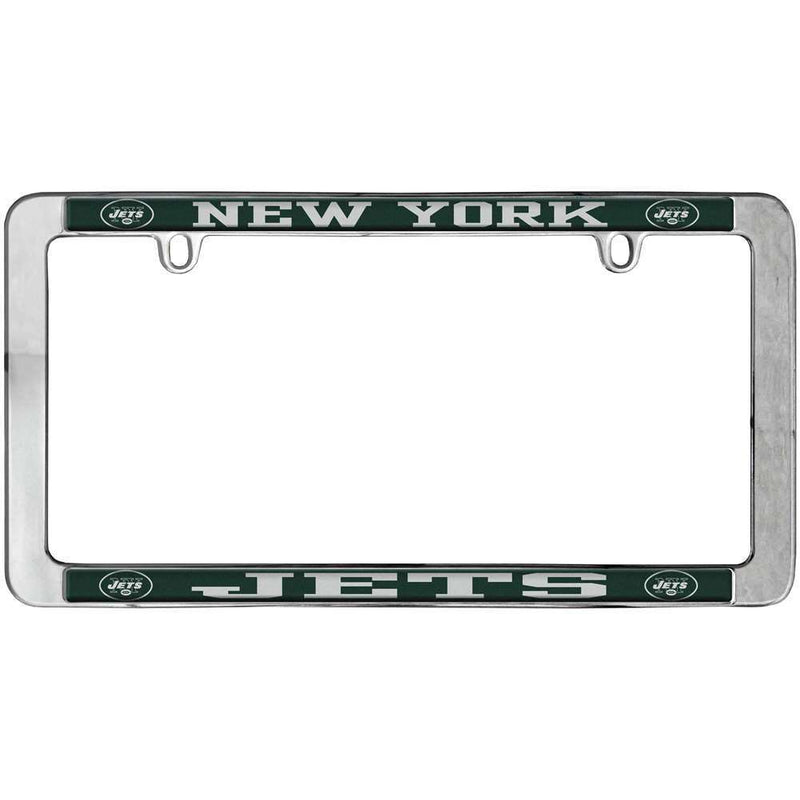 NFL New York Jets Thin Metal License Plate Frame