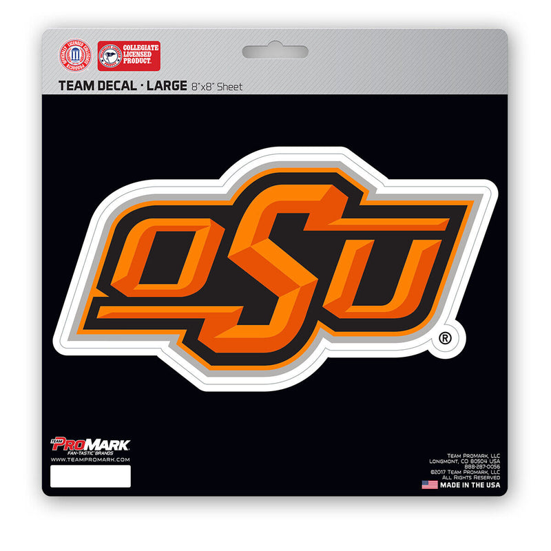 NCAA Oklahoma State Cowboys Decal Large 8"X8" Auto RV Cooler Luggage