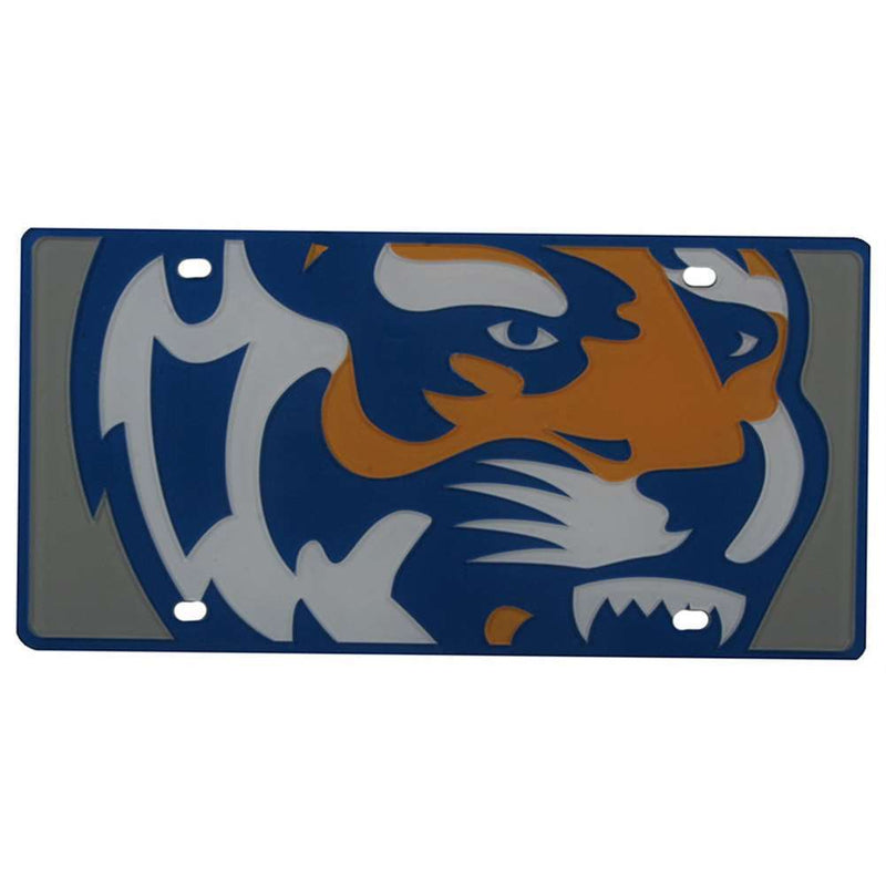 NCAA Memphis Tigers Full Color Mega Inlay License Plate