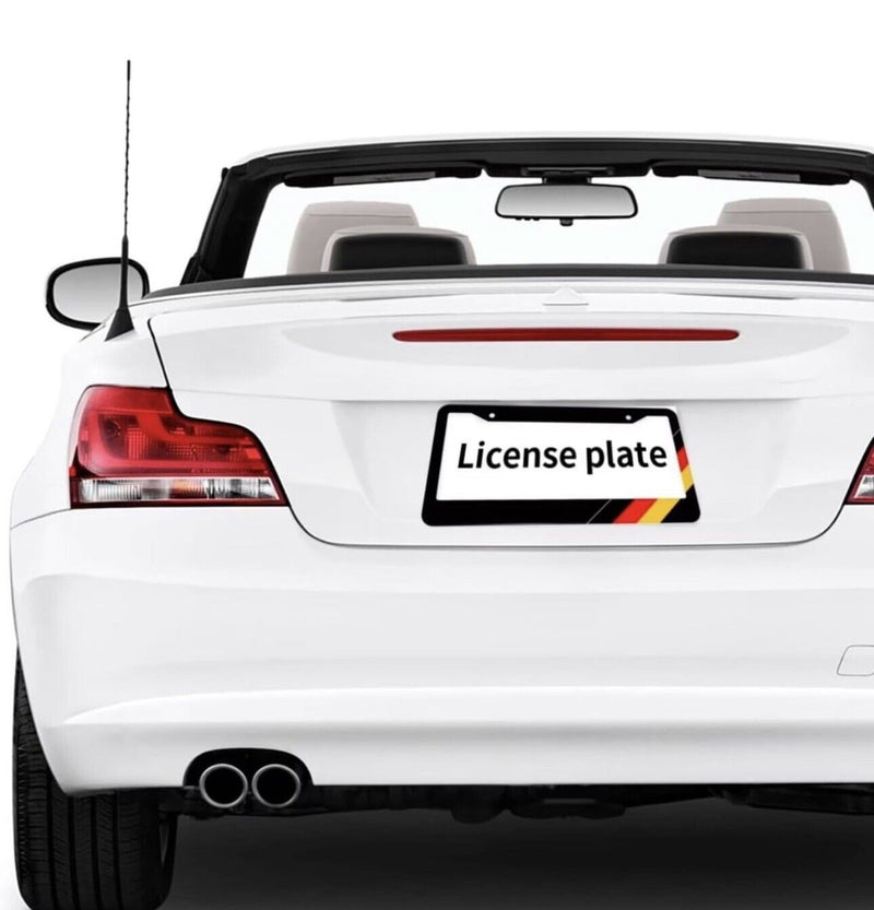 German Flag License Plate Frame Two Sides