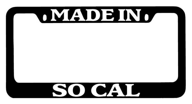 Black METAL License Plate Frame Made In So Cal Auto Accessory  Mod-GRAPH9856236-9154