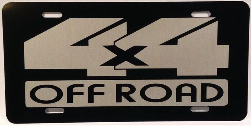 License Plate 4 X 4 Offroad truck car auto tag Aluminum