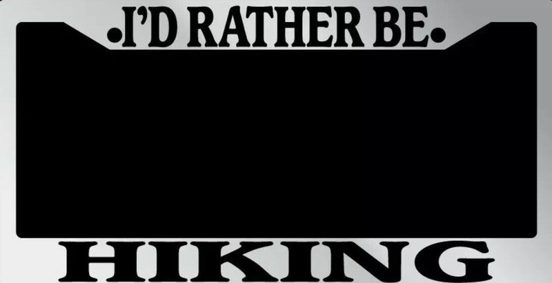 Chrome License Plate Frame "I&