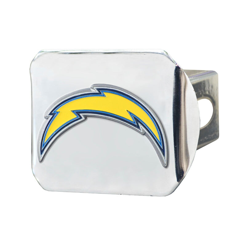 NFL Los Angeles Chargers 3D Color on Chrome Metal Hitch Cover