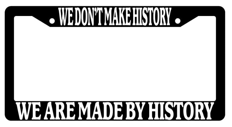 Black License Plate Frame Auto Accessory We-Don&