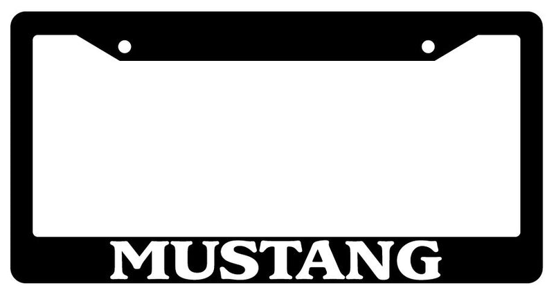 Black License Plate Frame Cars Mustang Auto Accessory Novelty 1631  Mod-GRAPH9856236-1548