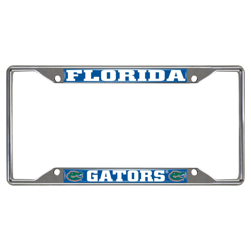 NCAA Florida Gators Chrome Metal License Plate Frame