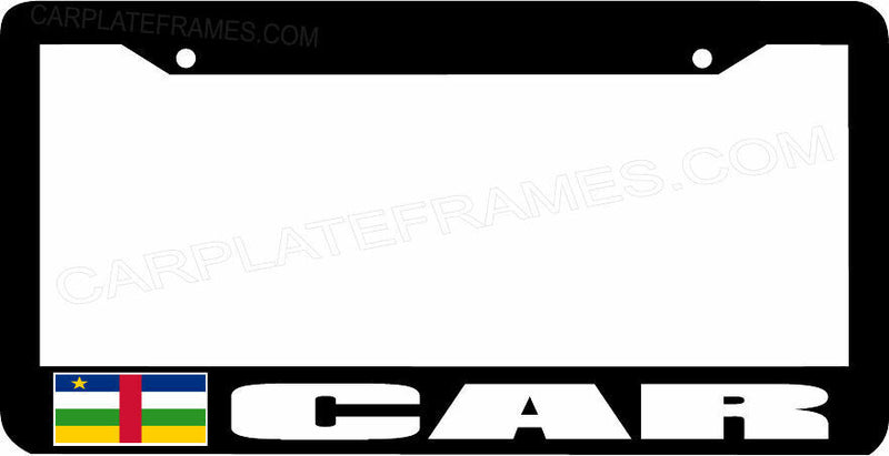 CENTRAL AFRICAN REPUBLIC CAR flag License Plate Frame