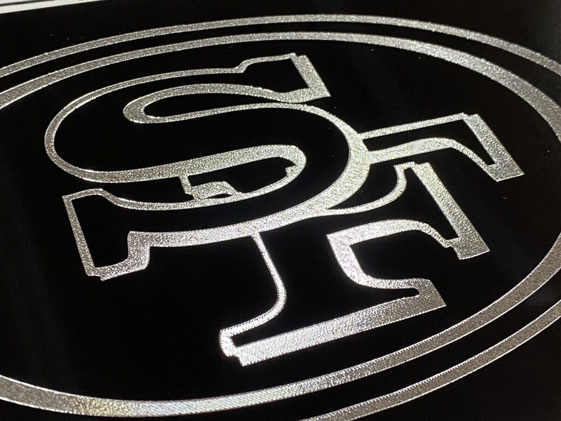 Silver Engraved San Francisco 49er&