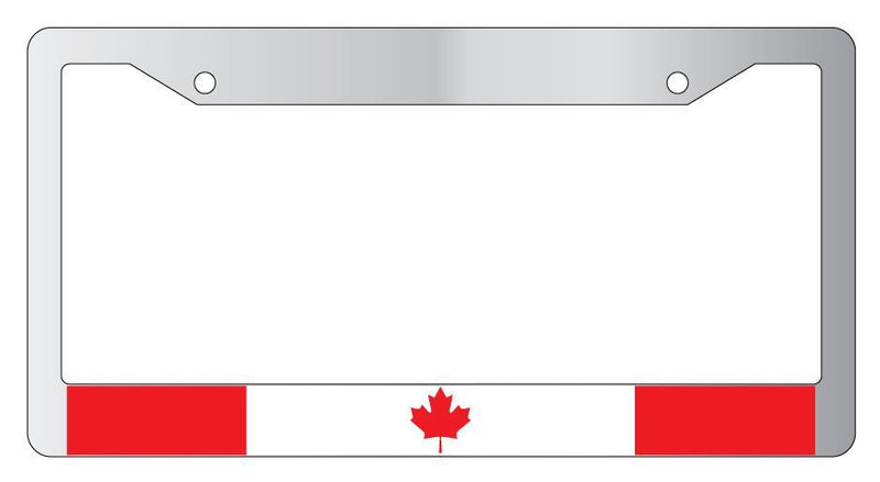 Canada Chrome License Plate Frame World Flags  Mod-GRAPH9856236-4992
