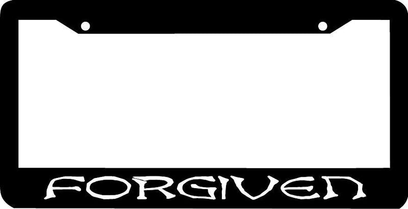 FORGIVEN CHRISTIAN License Plate Frame