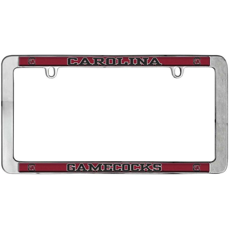 NCAA South Carolina Gamecocks Thin Metal License Plate Frame