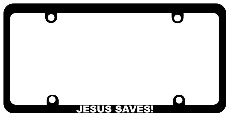 Jesus Saves License plate frame Christian decal 2131  Mod-GRAPH9856236-1226
