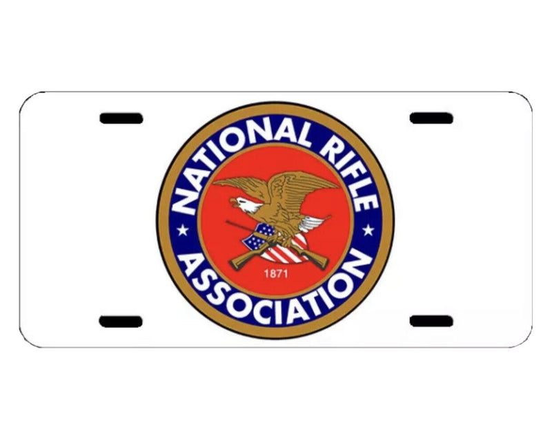 NRA National Rifle Association Patriot License Plate Tag METAL car LM018