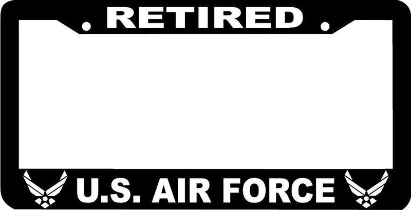 RETIRED UNITED STATES AIR FORCE US U.S. AIR FORCE License Plate Frame