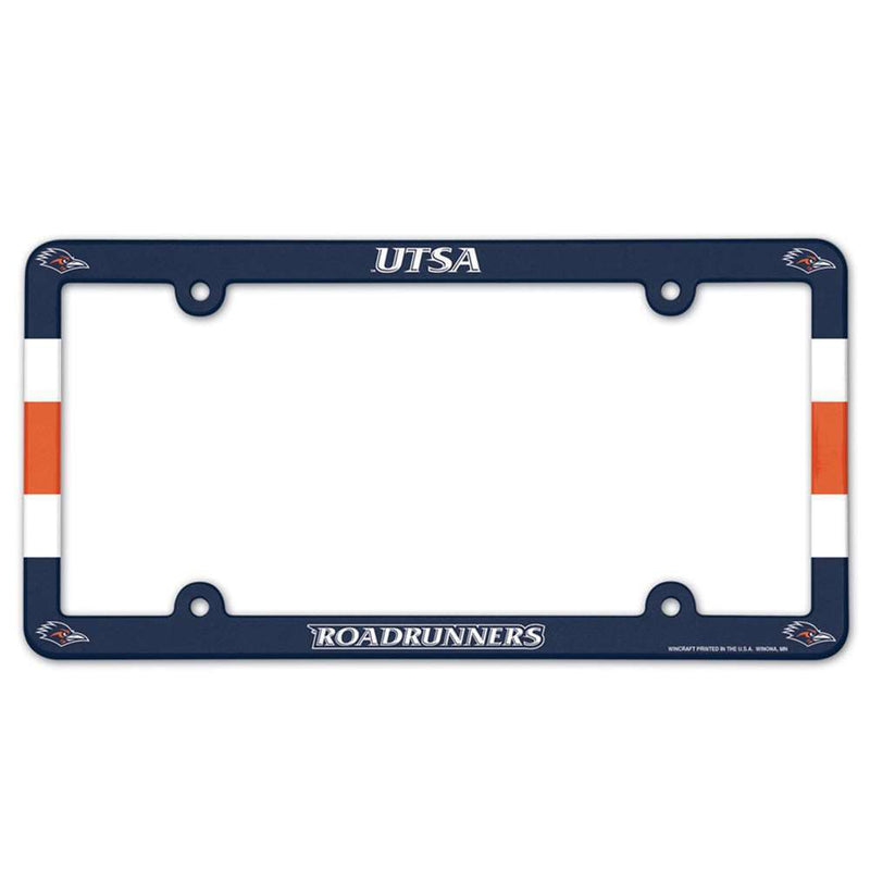 NCAA Texas-San Antonio Roadrunners Plastic License Plate Frame