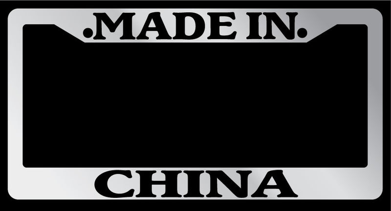 Chrome License Plate Frame Made in China Auto Accessory 1187  Mod-GRAPH9856236-1643