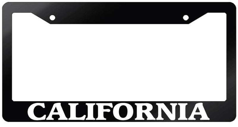 Glossy Black License Plate Frame CALIFORNIA Auto Accessory 1152  Mod-GRAPH9856236-6930