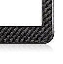 REAL 100% CARBON FIBER LICENSE Plate Frame COVER PREMIUM 3K TWILL JDM /FF