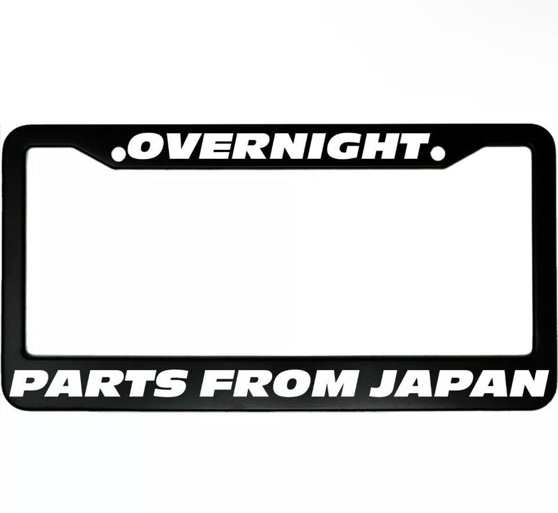 Overnight Parts From Japan Aluminum Car License Plate Frame