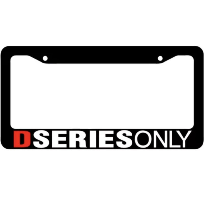 D SERIES ONLY LICENSE PLATE FRAME JDM LOW CAMBER FLUSH TYPE R FUNNY CAR CIVIC