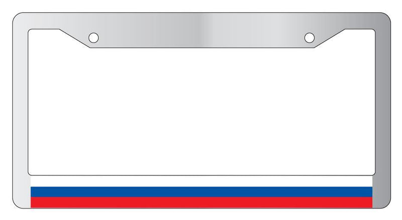 Russia Chrome METAL License Plate Frame World Flags  Mod-GRAPH9856236-7819