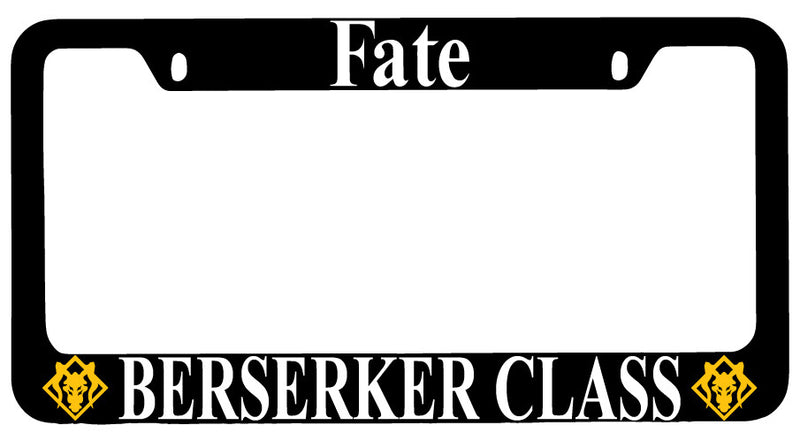 Fate Berserker Class Black METAL License Plate Frame Anime  Mod-GRAPH9856236-8113
