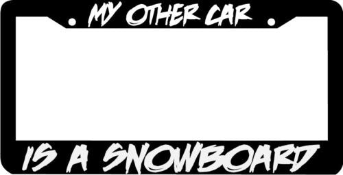 My other car is a SNOWBOARD License Plate Frame