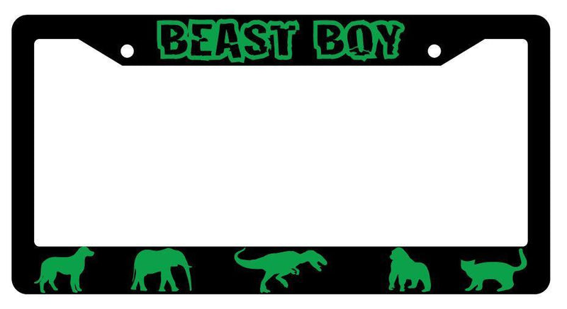 Beast Boy Black Plastic License Plate Frame Accessory DC  Mod-GRAPH9856236-167