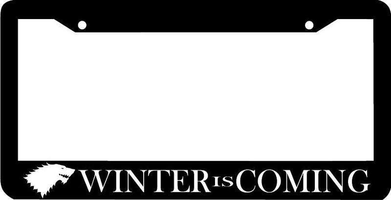 WINTER IS COMING License Plate Frame