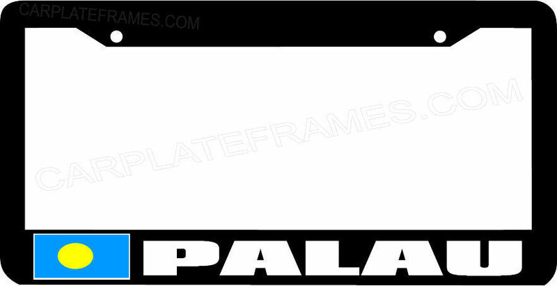 PALAU flag License Plate Frame