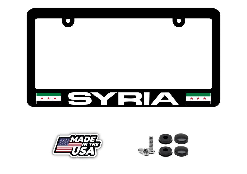 SYRIAN FLAG SYRIA License Plate Frame