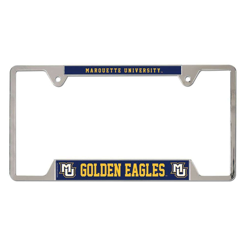 NCAA Marquette Golden Eagles Metal License Plate Frame